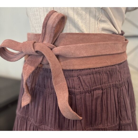 Womens ADA Wrap Belt Mazala Textured Leather $89 NEW main image 8